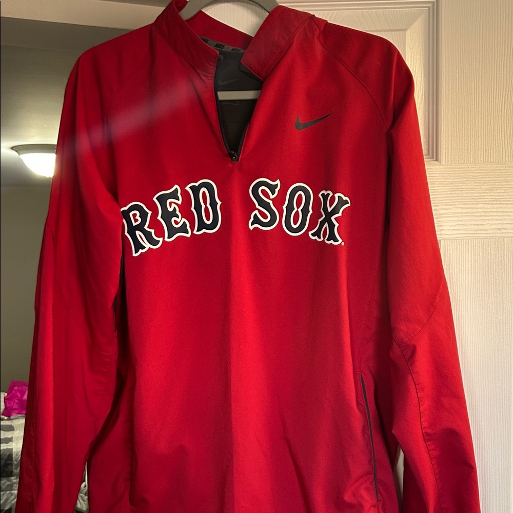Nike Men's Red Sox Red Lightweight Jacket